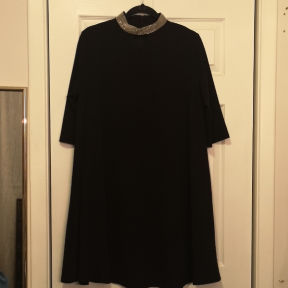 Beaded Choker Dress - Picture 1 of 2